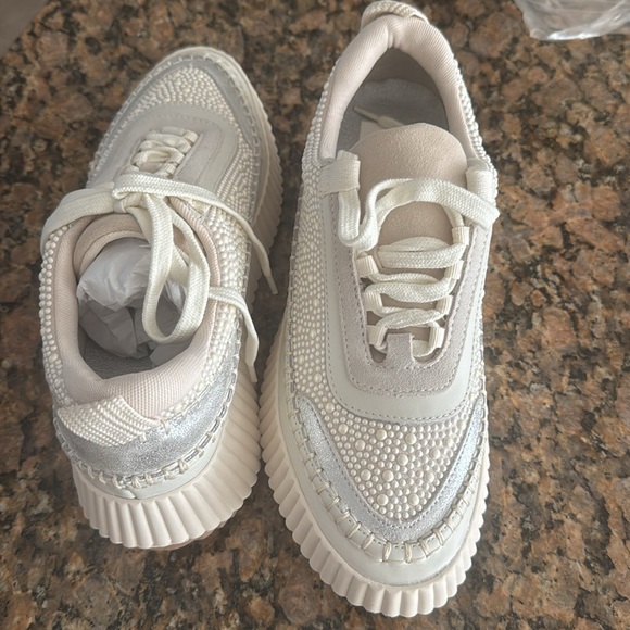 Never worn, new. Dolce Vita Dolen Pearl Sneakers. - Picture 4 of 5
